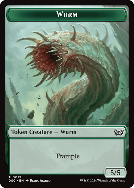 Duskmourn: House of Horror Commander - Wurm (#19) Token