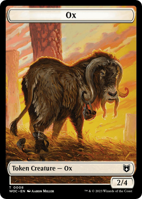 Wilds of Eldraine Commander - Ox Token