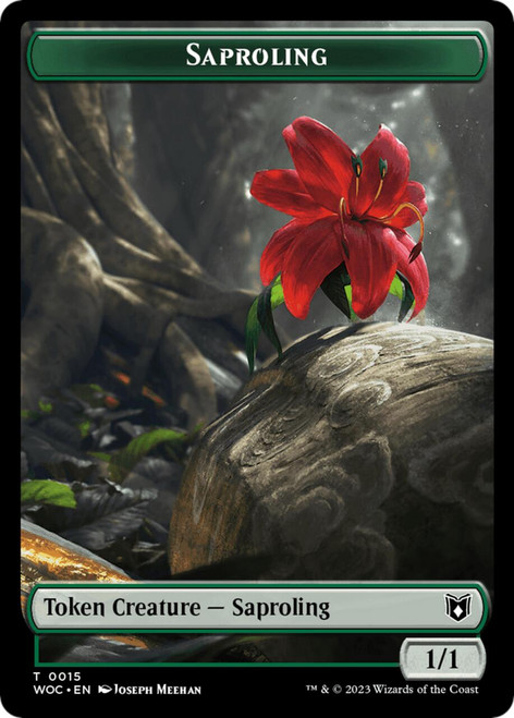 Wilds of Eldraine Commander - Saproling Token