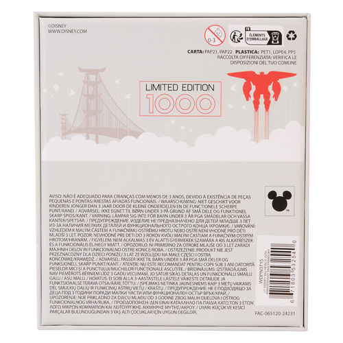 Disney: Big Hero 6 10th Anniversary San Fransokyo Sliding 3-Inch Collector Box Pin