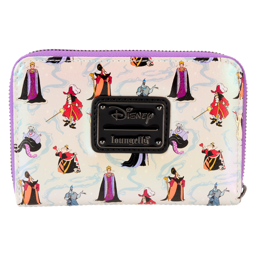 Disney Villains Iridescent Zip Around Wallet