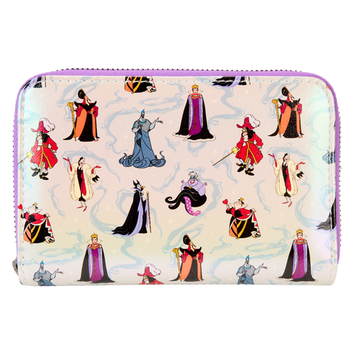 Disney Villains Iridescent Zip Around Wallet