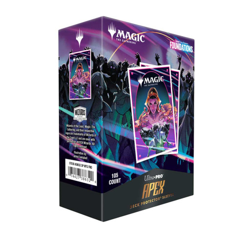 MTG Foundations 105ct Apex Deck Protector sleeves featuring  Liliana Vess