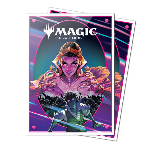 MTG Foundations 105ct Apex Deck Protector sleeves featuring  Liliana Vess