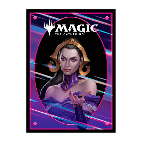 MTG Foundations 100ct Deck Protector sleeves Dark featuring Liliana Vess