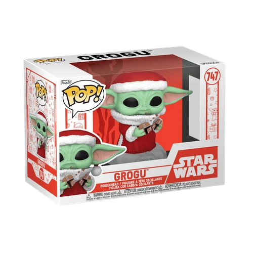 POP! Star Wars #747 Holiday Grogu with Christmas Cookie