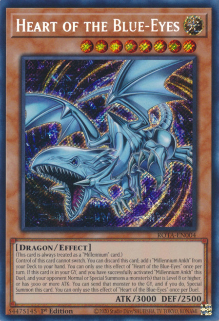 ROTA-EN004 Heart of the Blue-Eyes (Quarter Century Secret Rare)