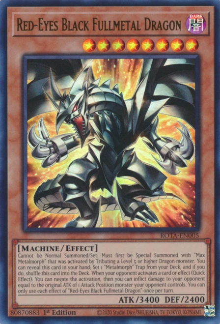 ROTA-EN005 Red-Eyes Black Fullmetal Dragon (Ultra Rare)