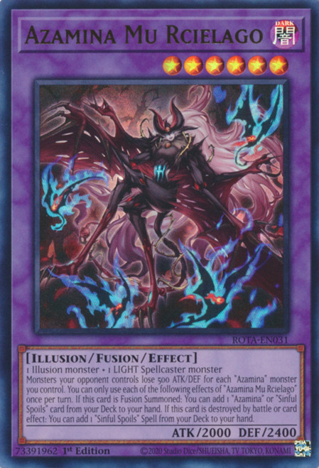 ROTA-EN031 Azamina Mu Rcielago (Quarter Century Secret Rare)