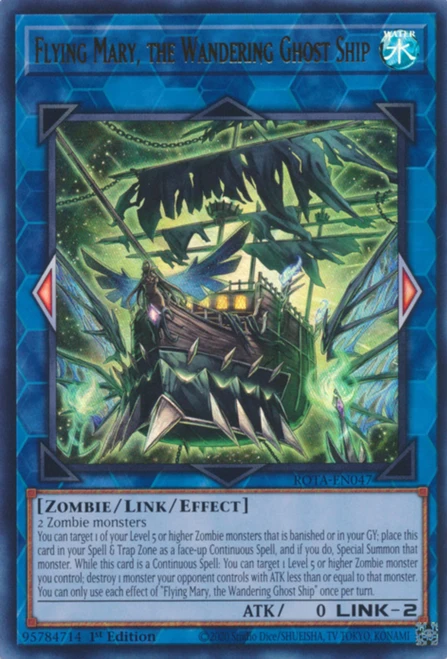 ROTA-EN047 Flying Mary, the Wandering Ghost Ship (Quarter Century Secret Rare)