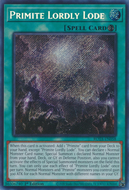 ROTA-EN058 Primite Lordly Lode (Quarter Century Secret Rare)