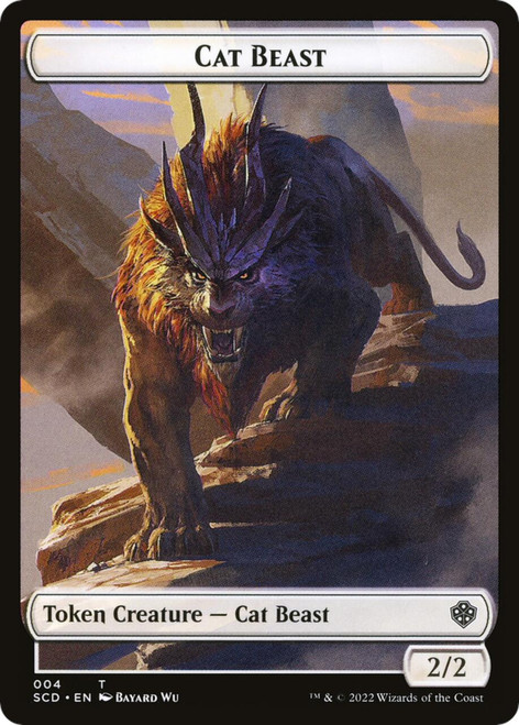 Starter Commander Decks - Cat Beast Token