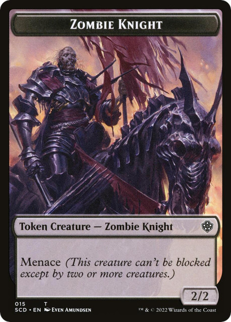 Starter Commander Decks - Zombie Knight Token