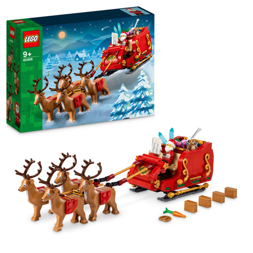 Iconic Santa's Sleigh Christmas Building Toy 40499