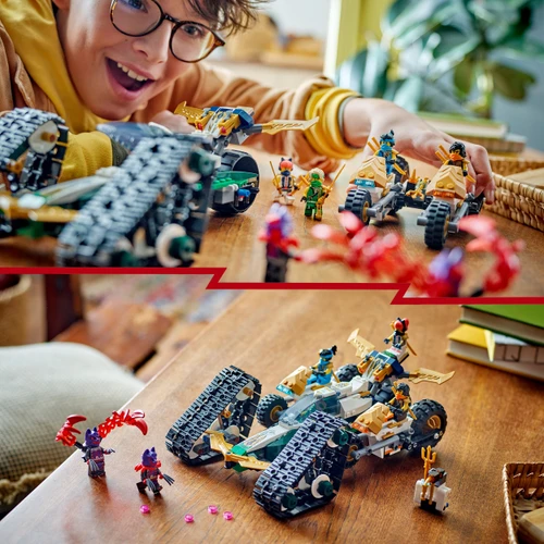 NINJAGO Ninja Team Combo Vehicle Ninja Toy Set 71820