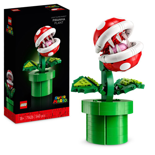 Super Mario Piranha Plant Figure Set for Adults 71426