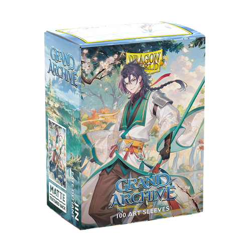 Dragon Shield Matte Art Sleeves - Grand Archive Jin, Fate Defiant