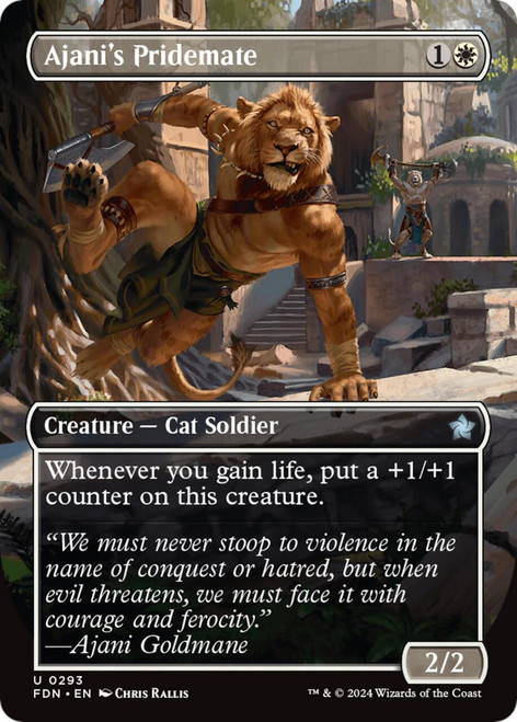 Ajani's Pridemate (Borderless Art)
