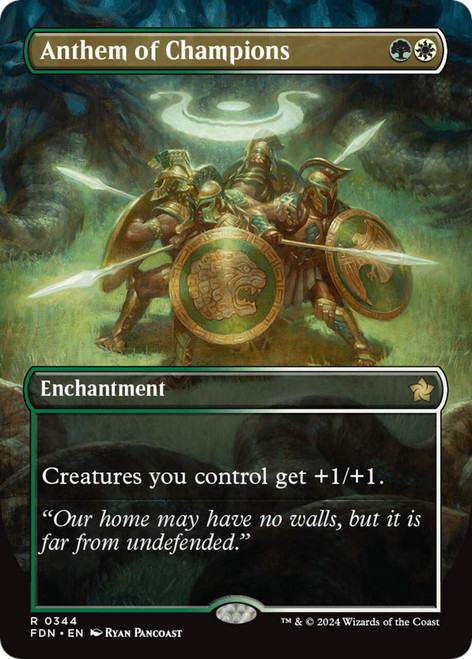 Anthem of Champions (Borderless Art)