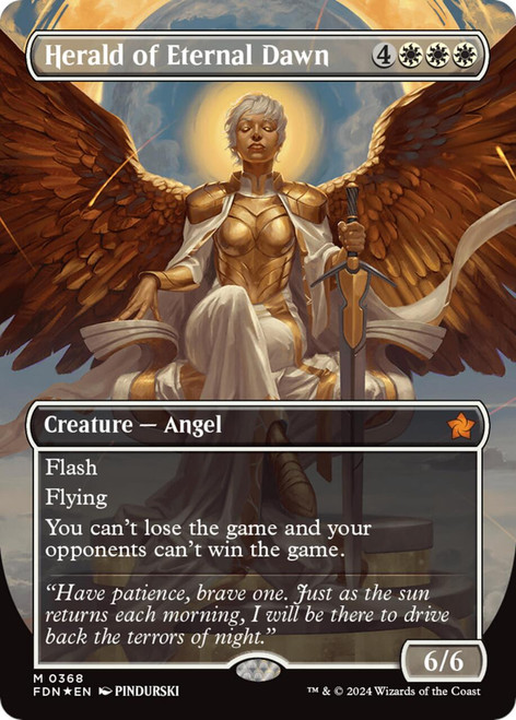 Herald of Eternal Dawn (Borderless Mana Foil)