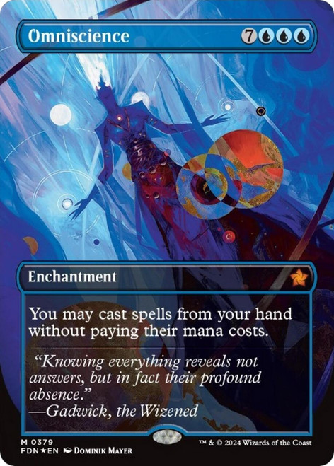 Omniscience (Borderless Mana Foil)
