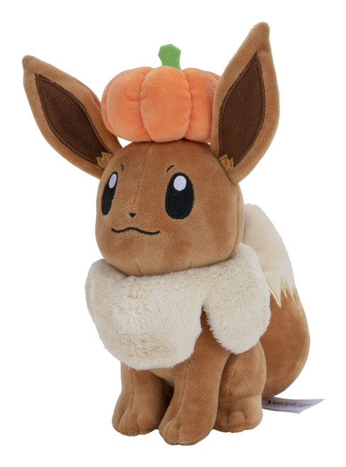 Pokemon 8-Inch Halloween Eevee with Pumpkin Plush