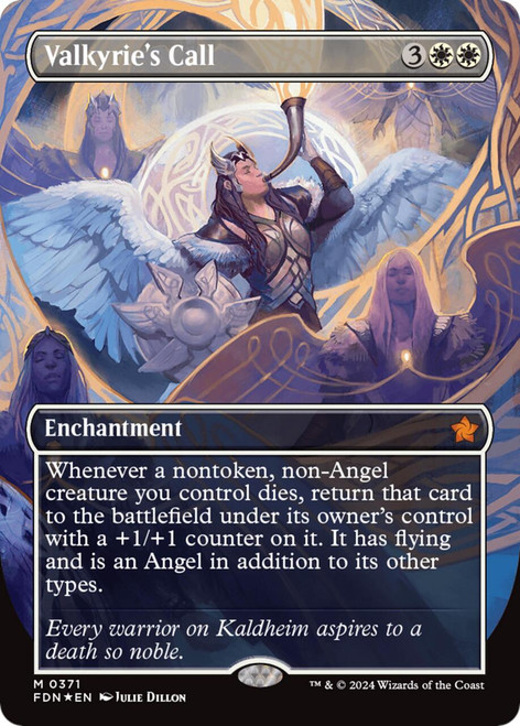 Valkyrie's Call (Borderless Mana Foil)