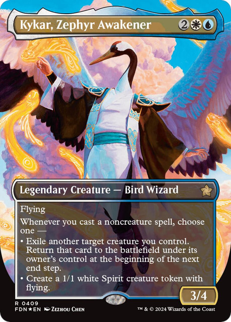 Kykar, Zephyr Awakener (Borderless Mana Foil)