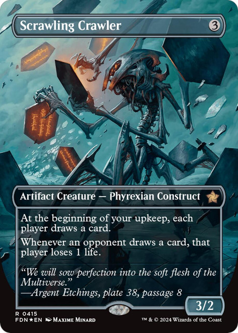 Scrawling Crawler (Borderless Mana Foil)