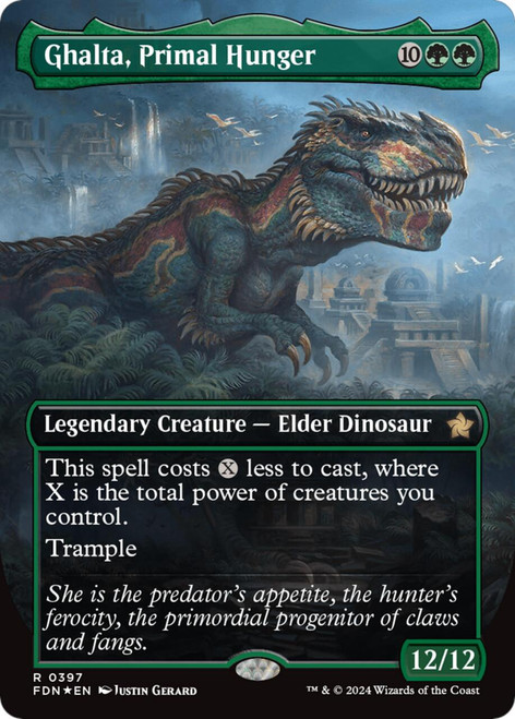 Ghalta, Primal Hunger (Borderless Mana Foil)