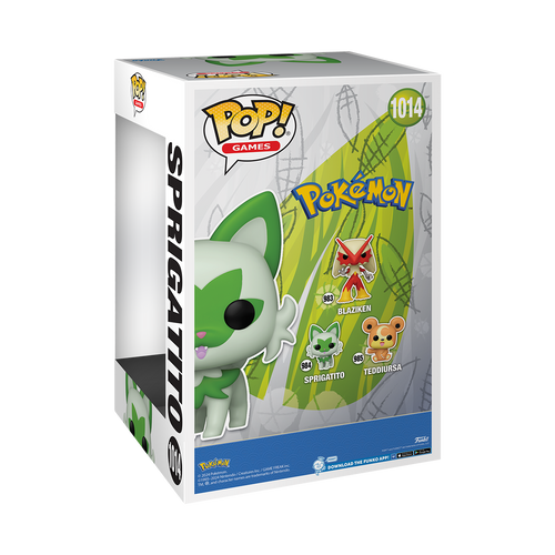 POP! Games - Pokemon #1014 Sprigatito 10-Inch Jumbo Sized