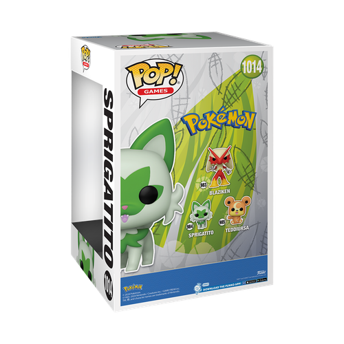 POP! Games - Pokemon #1014 Sprigatito 10-Inch Jumbo Sized