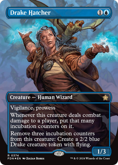 Drake Hatcher (Borderless Mana Foil)