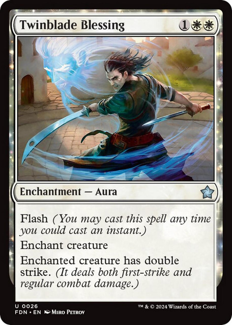 Twinblade Blessing (Foil)