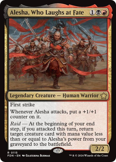 Alesha, Who Laughs at Fate (Foil)