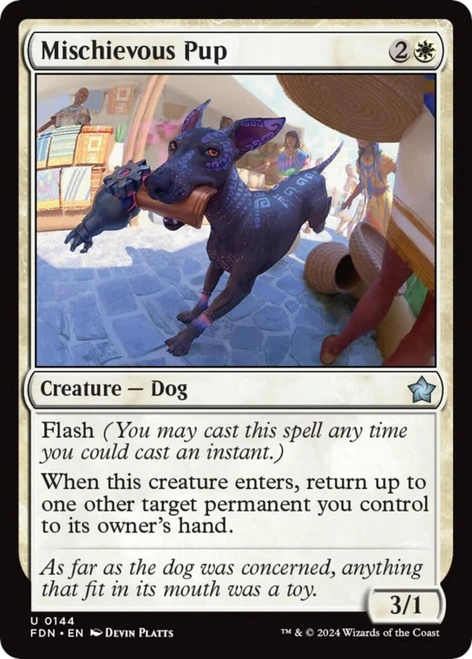 Mischievous Pup (Foil)