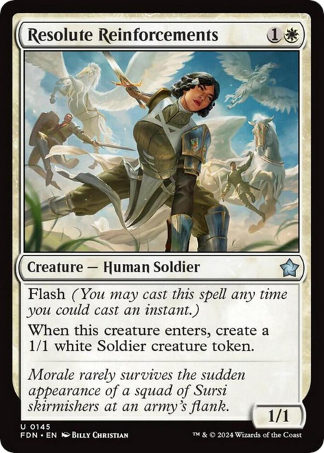 Resolute Reinforcements (Foil)