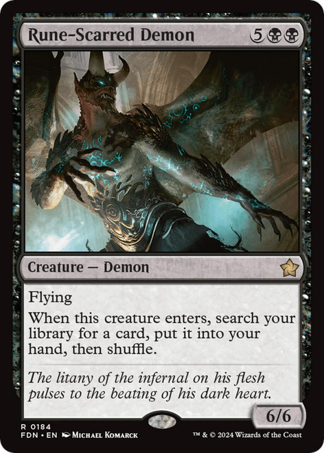Rune-Scarred Demon (Foil)