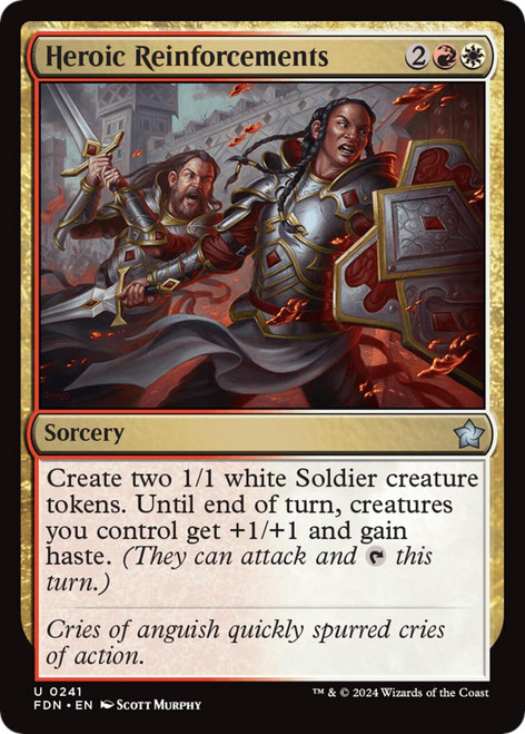 Heroic Reinforcements (Foil)