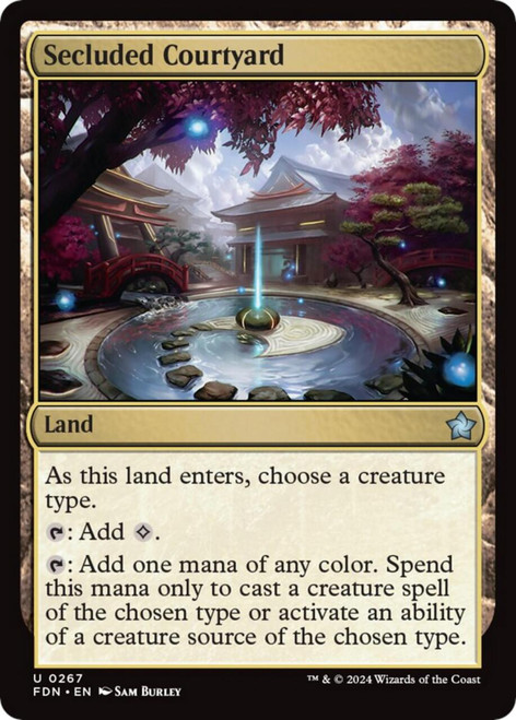 Secluded Courtyard (Foil)