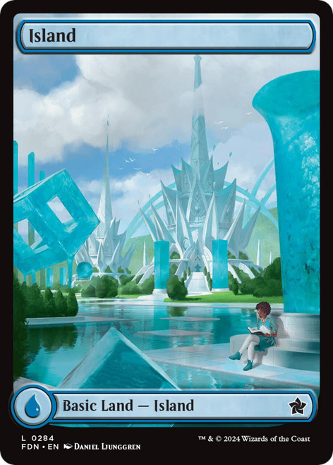 Island (#284) (Full Art) (Foil)