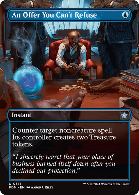 An Offer You Can't Refuse (Borderless Foil)