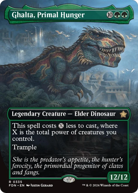 Ghalta, Primal Hunger (Borderless Foil)