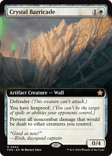 Crystal Barricade (Extended Art Foil)
