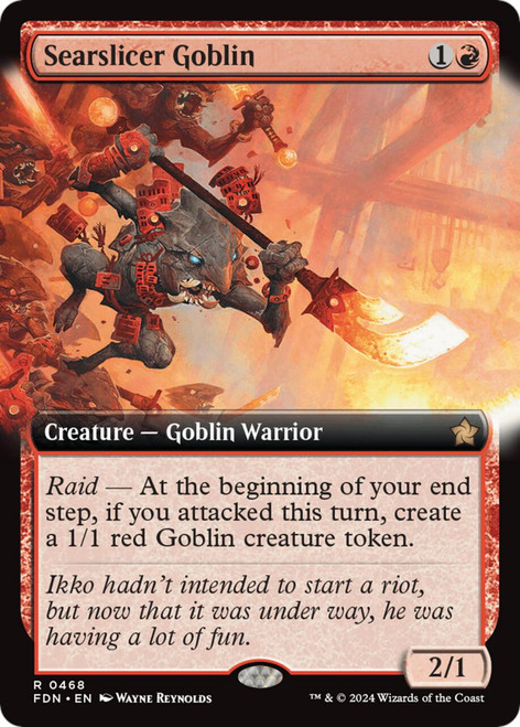 Searslicer Goblin (Extended Art Foil)