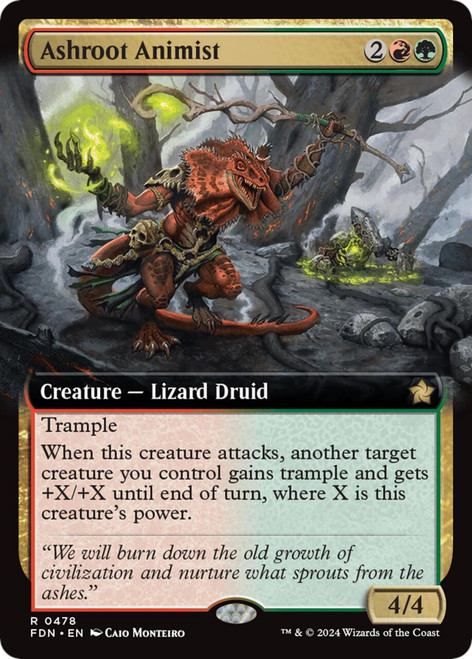 Ashroot Animist (Extended Art Foil)