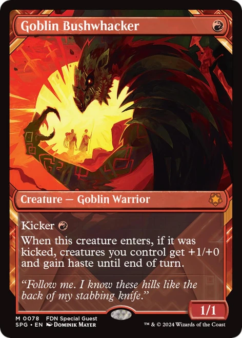 Goblin Bushwhacker (Borderless Art)