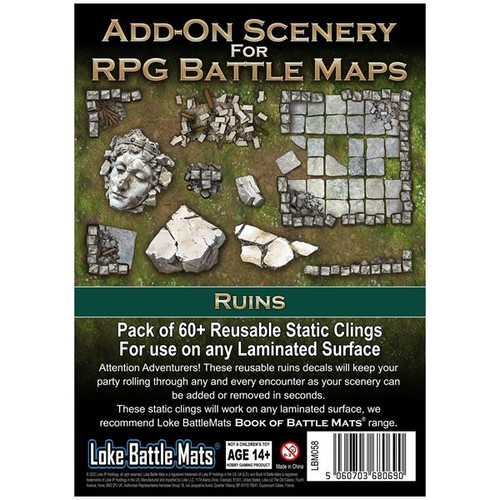 Add-On Scenery for RPG Maps: Ruins