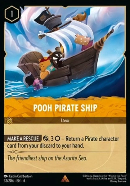 Pooh Pirate Ship (Foil)