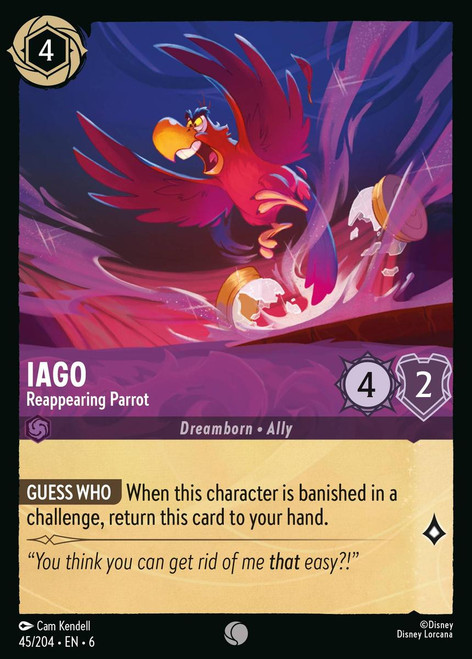 Iago - Reappearing Parrot (Foil)